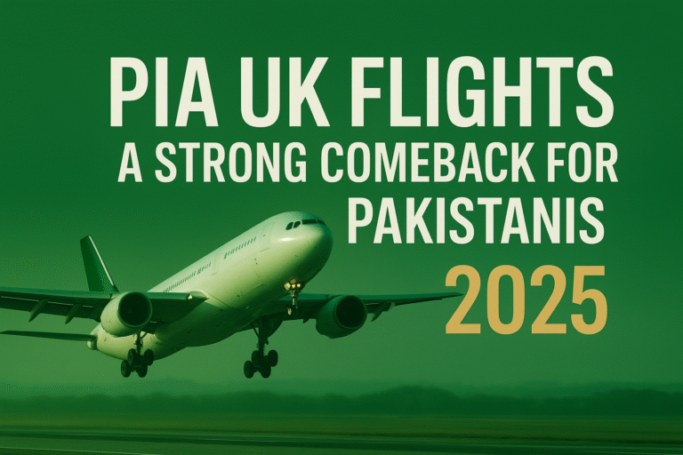 PIA UK Flights 2025