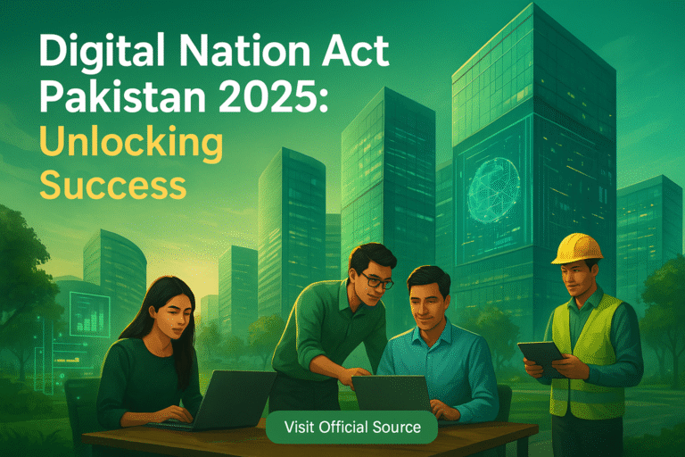 Digital Nation Act Pakistan 2025